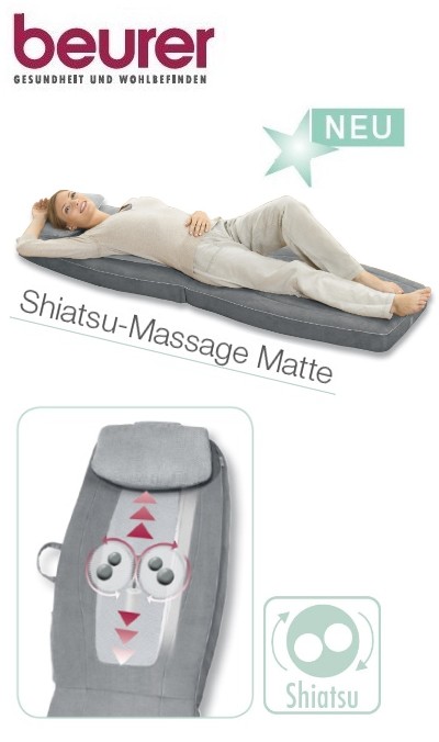 BEURER MG 230 Shiatsu Massagematte Liegeauflage MG230