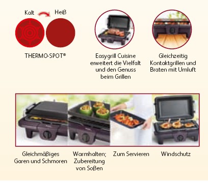 Tefal CB 2300 BBQ EASYGRILL CUISOIN Elektrogrill CB2300 3168430096677 