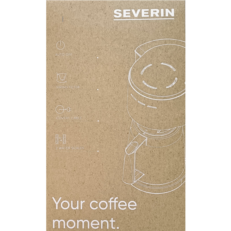 Severin KA 9308 Filterkaffeemaschine mit 2 Thermokannen Kaffeemaschine 