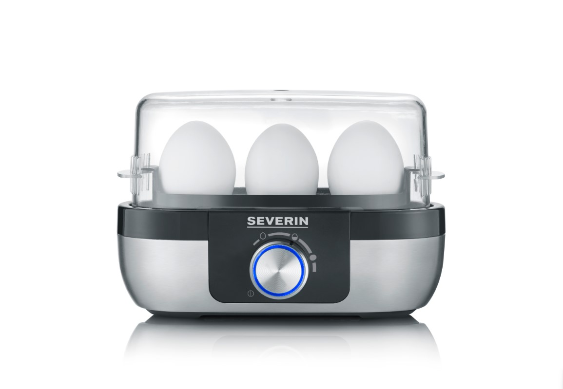 SEVERIN EK 3163 Eierkocher mit Kochzeitüberwachung 1-3 Eier 